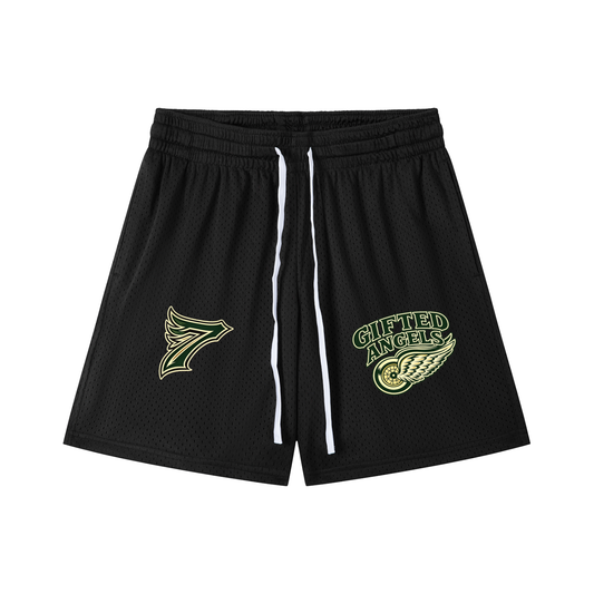 Gifted Angels Drawstring Basketball Shorts