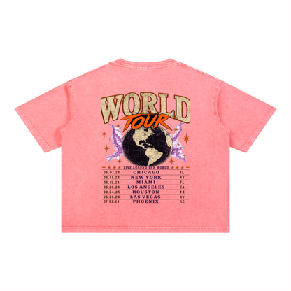 World Tour Members Only Mineral Wash Tee