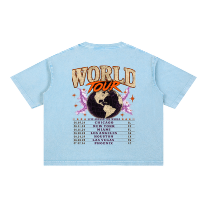World Tour Members Only Mineral Wash Tee