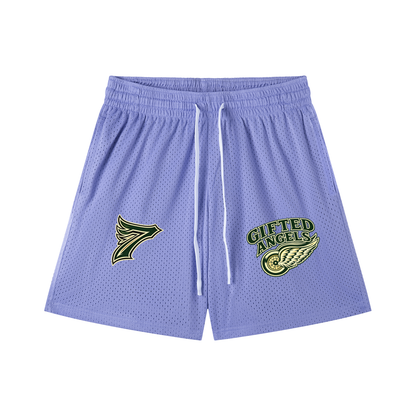 Gifted Angels Drawstring Basketball Shorts