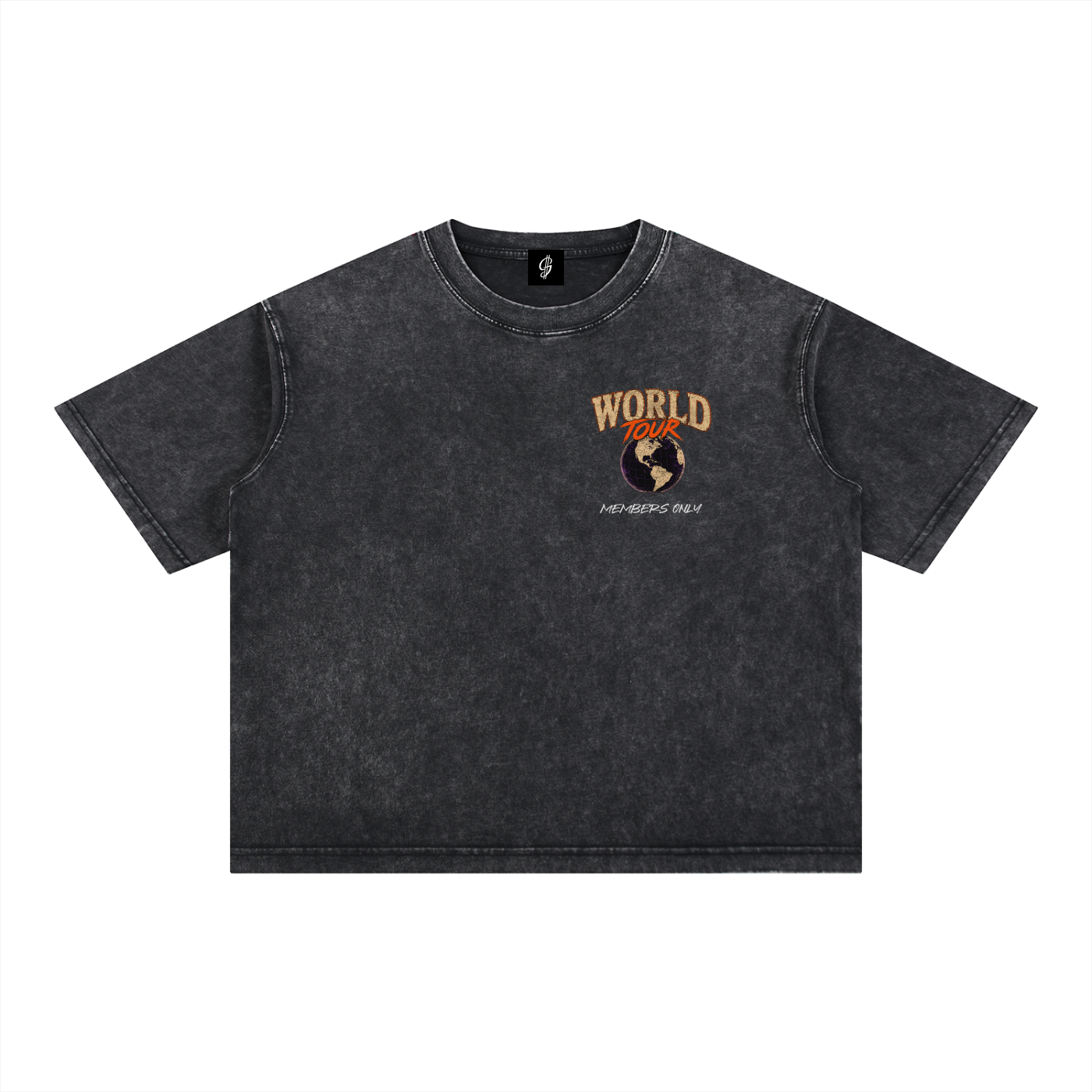 World Tour Members Only Mineral Wash Tee