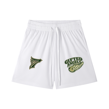 Gifted Angels Drawstring Basketball Shorts