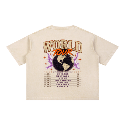 World Tour Members Only Mineral Wash Tee