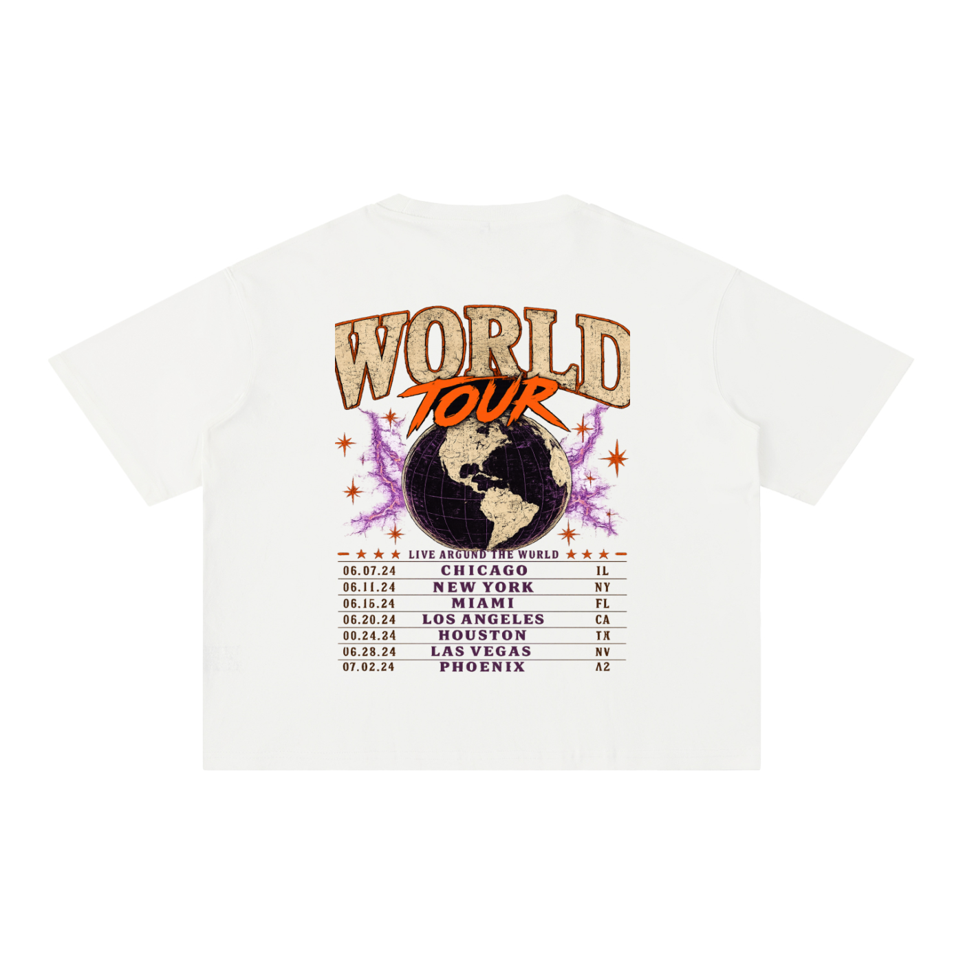 World Tour Members Only Mineral Wash Tee