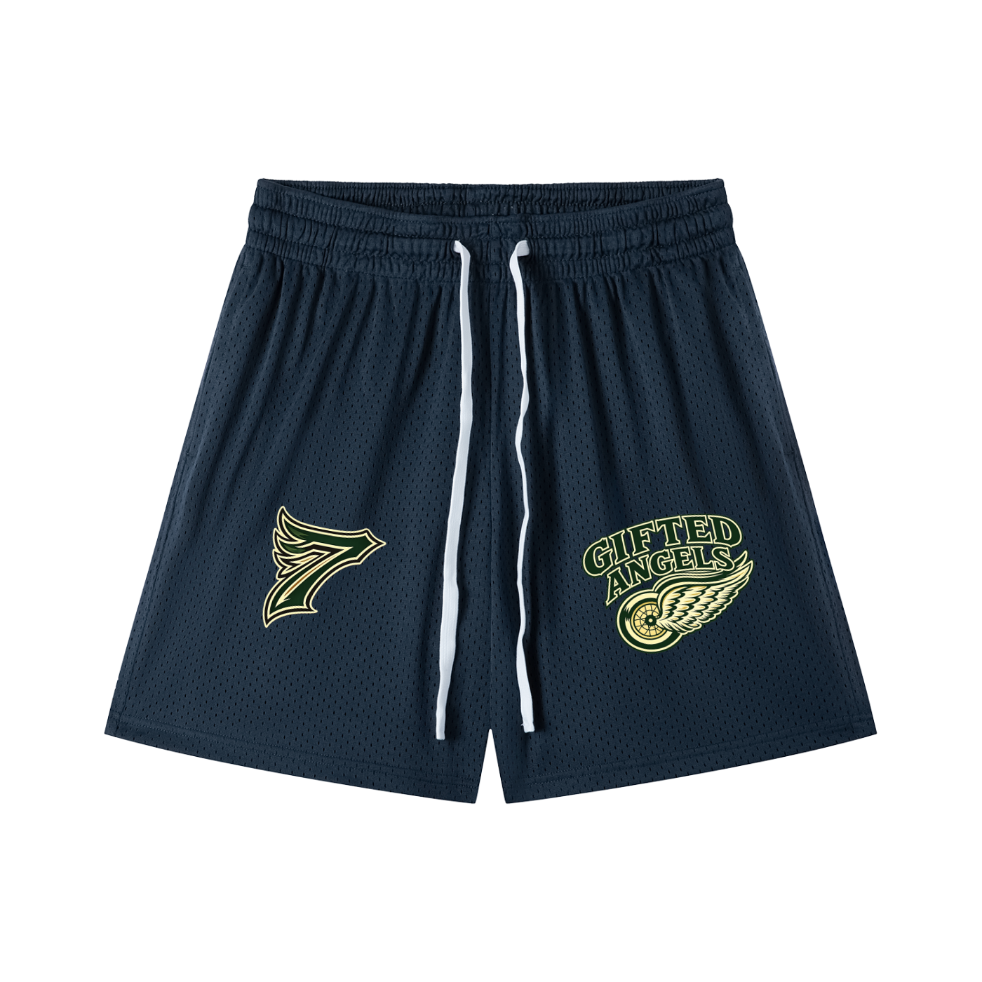 Gifted Angels Drawstring Basketball Shorts