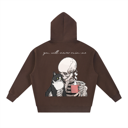 Essential Oversized Boxy Fit Fleece Hoodie
