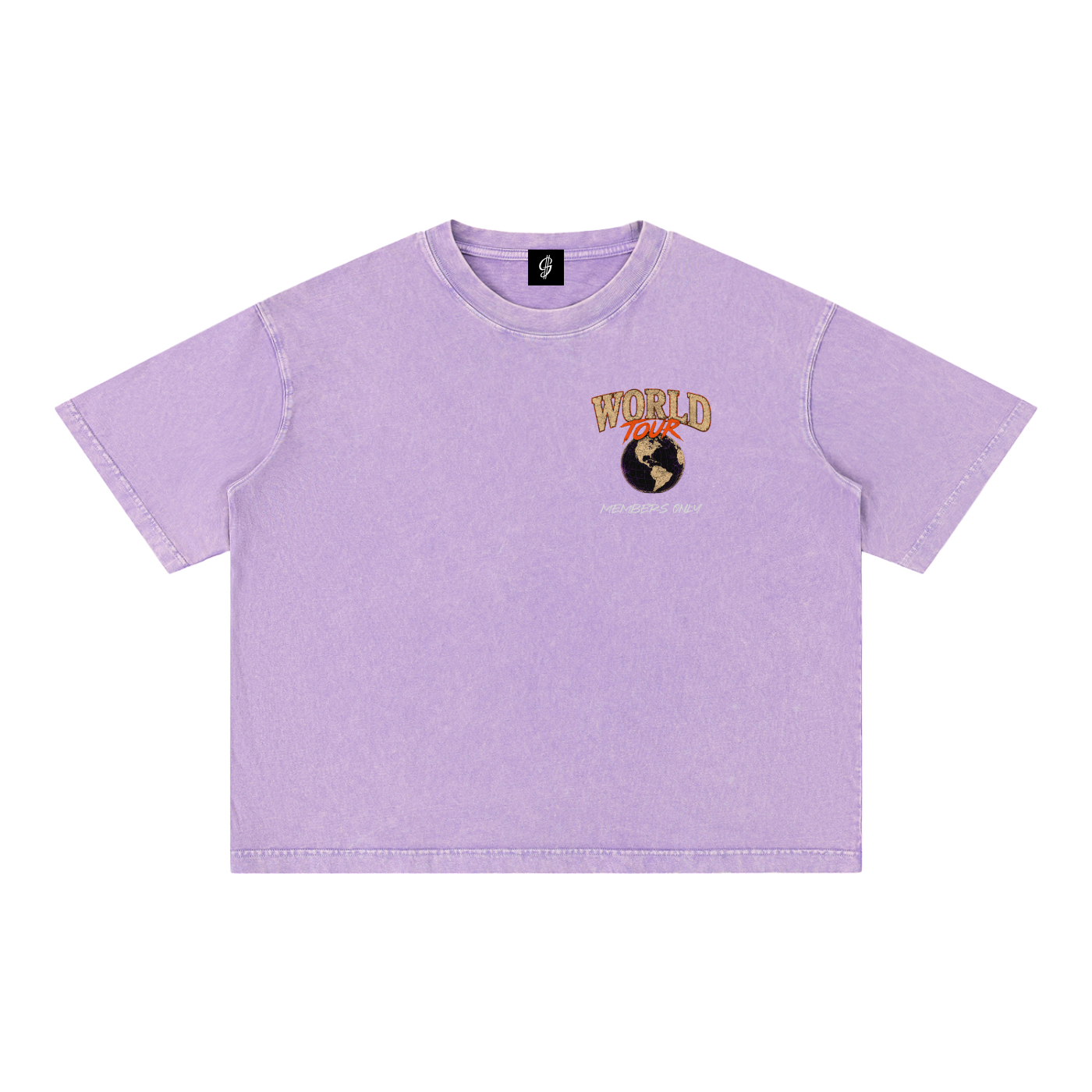 World Tour Members Only Mineral Wash Tee