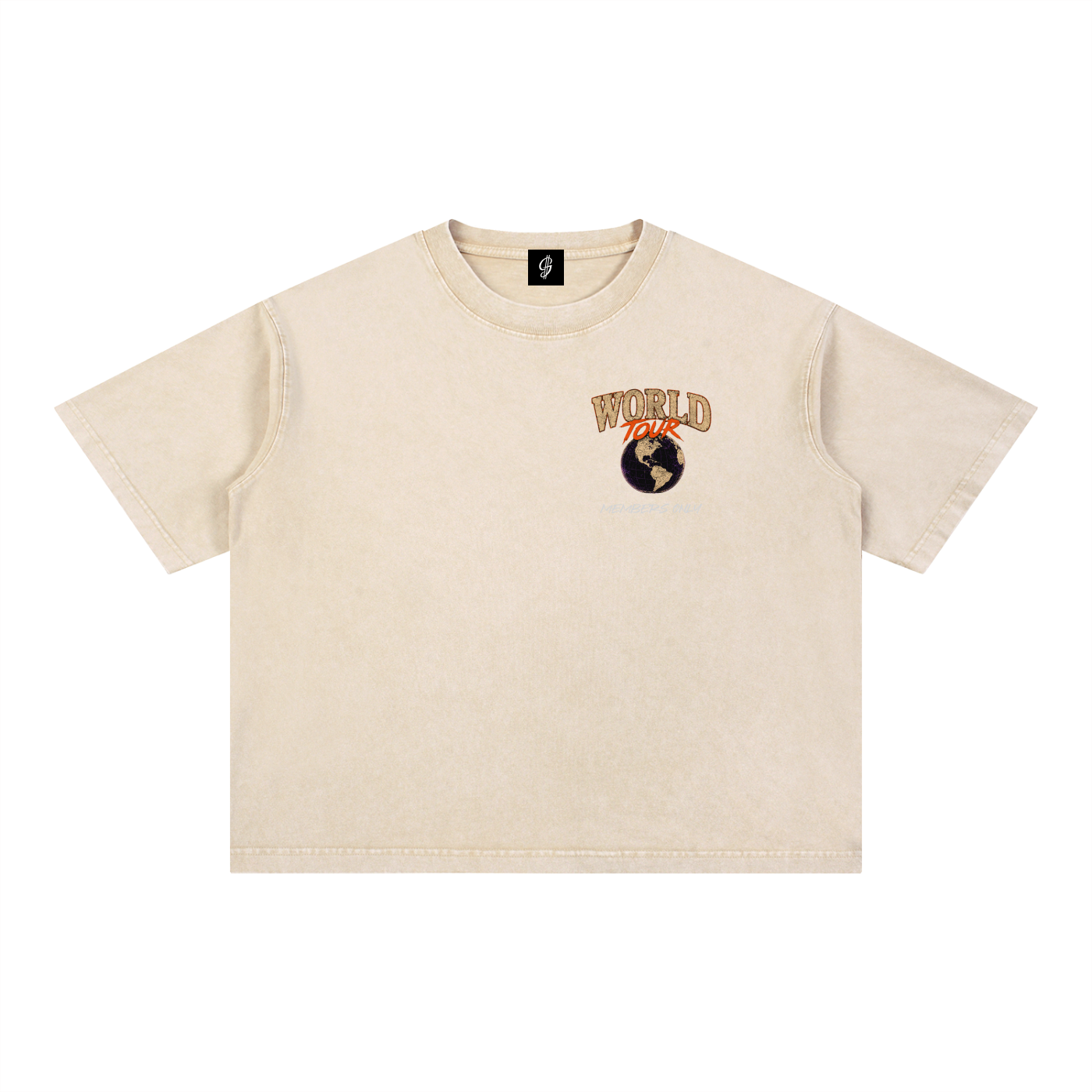 World Tour Members Only Mineral Wash Tee