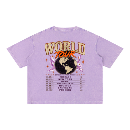 World Tour Members Only Mineral Wash Tee