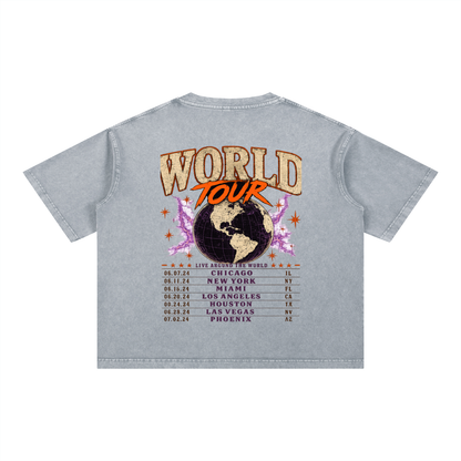 World Tour Members Only Mineral Wash Tee